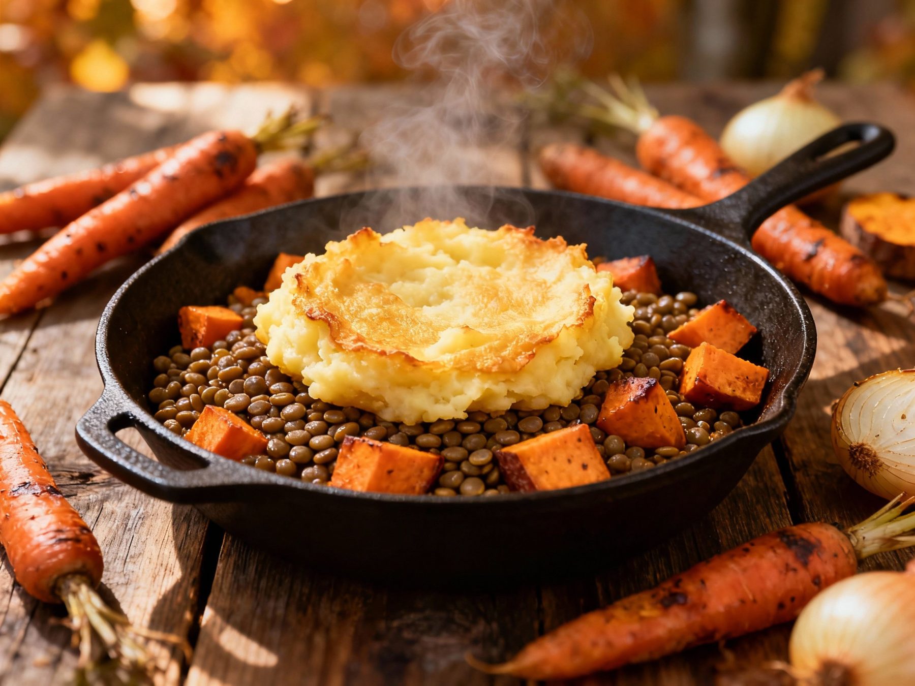 11. Spiced Lentil and Sweet Potato Shepherd's Pie (Vegetarian)