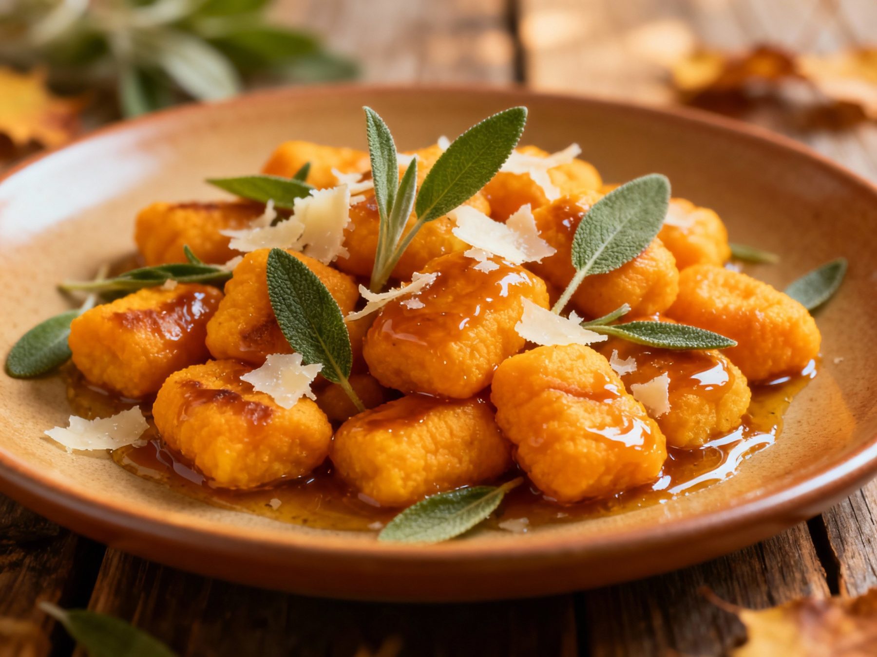 Pumpkin Gnocchi with Sage Brown Butter