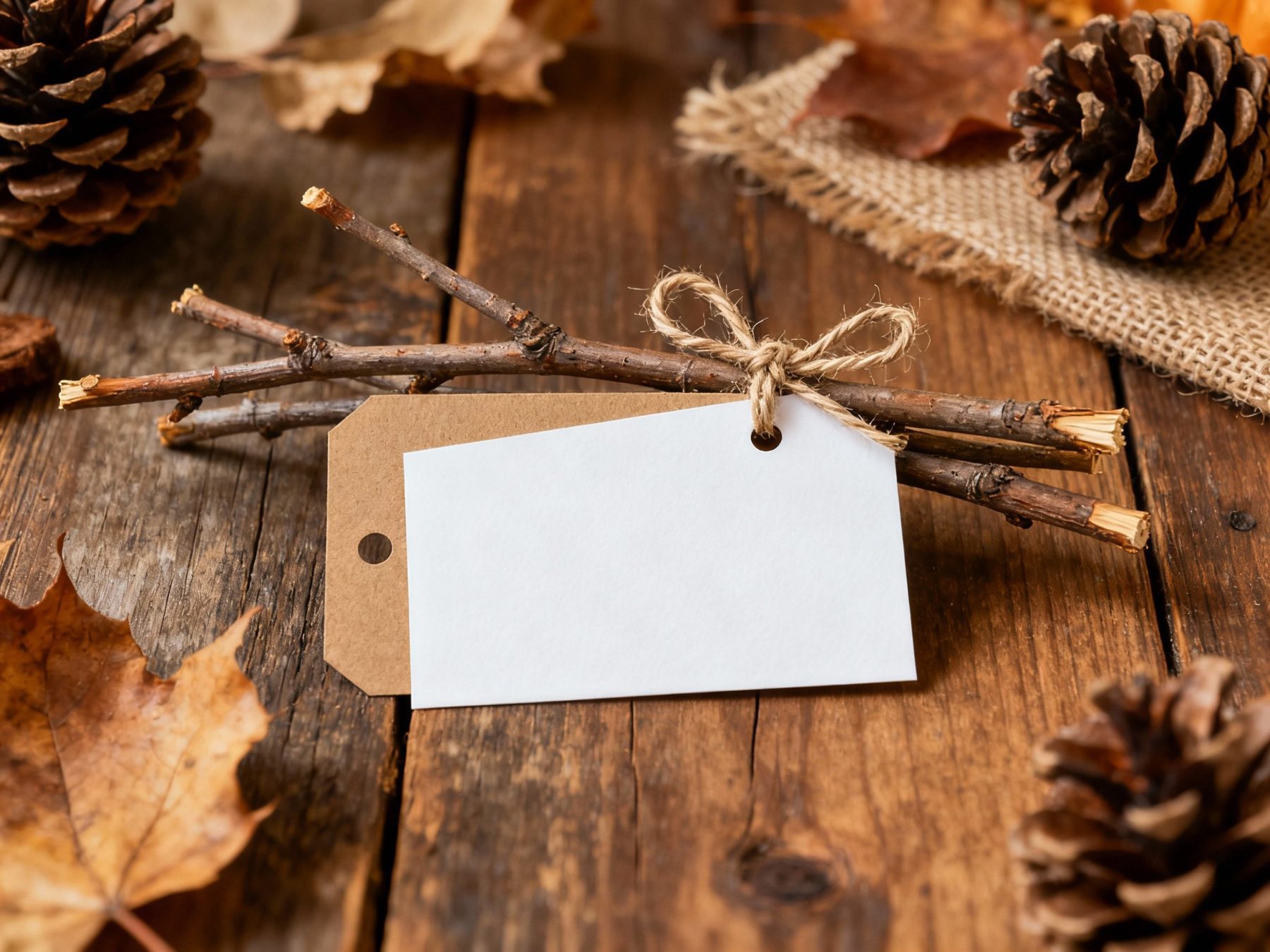 Idea 12: Twig Place Card Holders