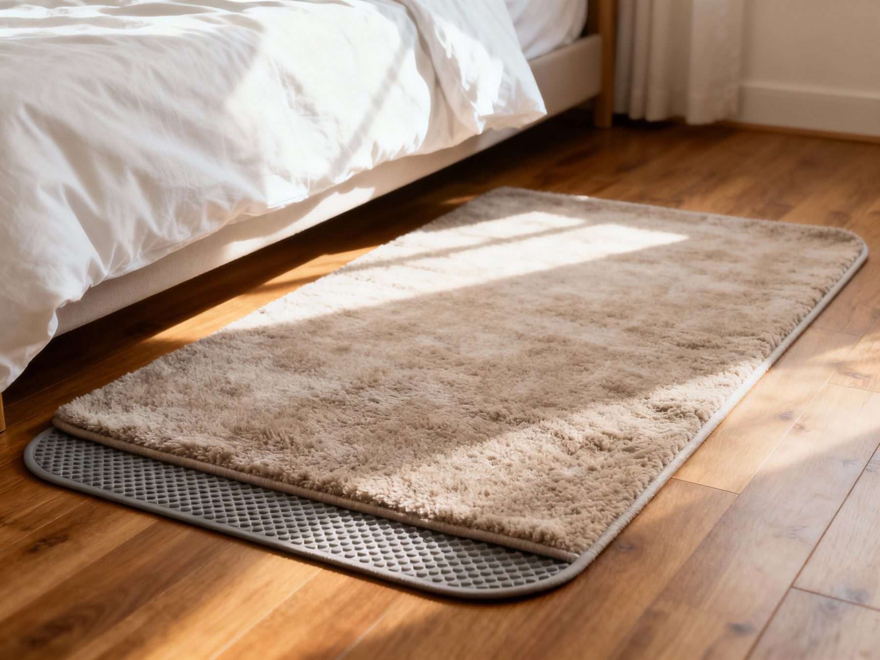 Idea 12: Rug with Non-Slip Pad for Safety and Comfort