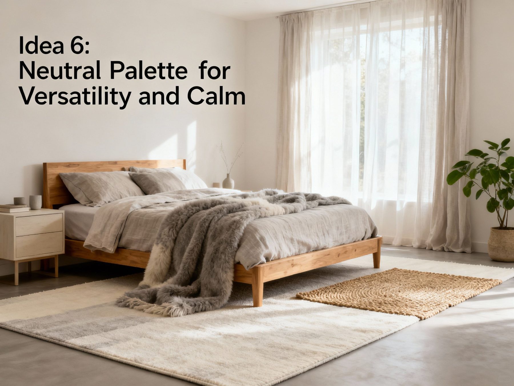 Idea 6: Neutral Palette for Versatility and Calm