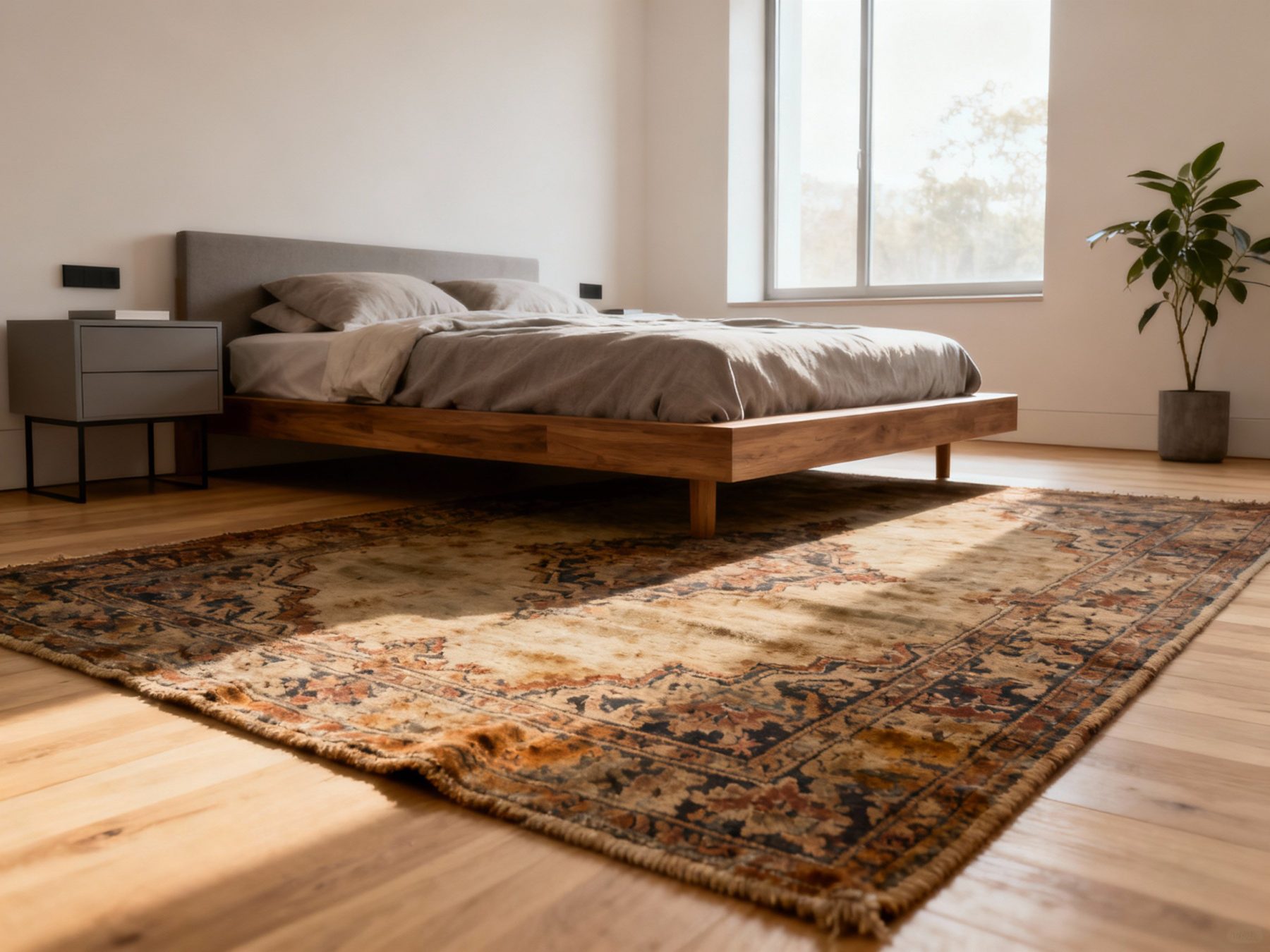 Idea 9: Vintage or Antique Rug for Character